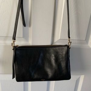 FOSSIL Black Leather Purse